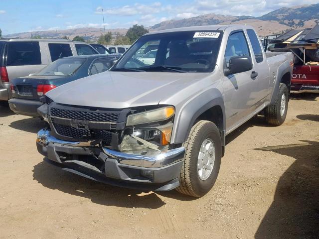 1GCDS196858207544 - 2005 CHEVROLET COLORADO GRAY photo 2