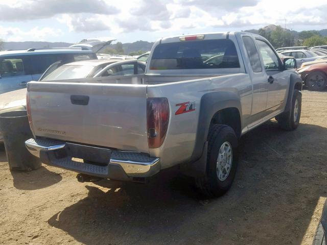 1GCDS196858207544 - 2005 CHEVROLET COLORADO GRAY photo 4