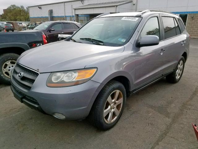 5NMSH13E97H063669 - 2007 HYUNDAI SANTA FE S SILVER photo 2