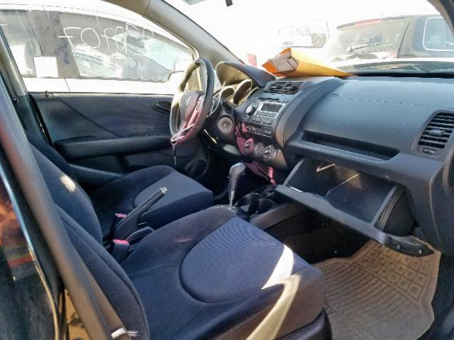 JHMGD38678S066279 - 2008 HONDA FIT SPORT BLACK photo 5