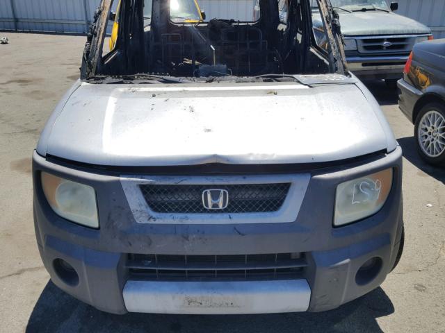 5J6YH18533L011458 - 2003 HONDA ELEMENT EX SILVER photo 10