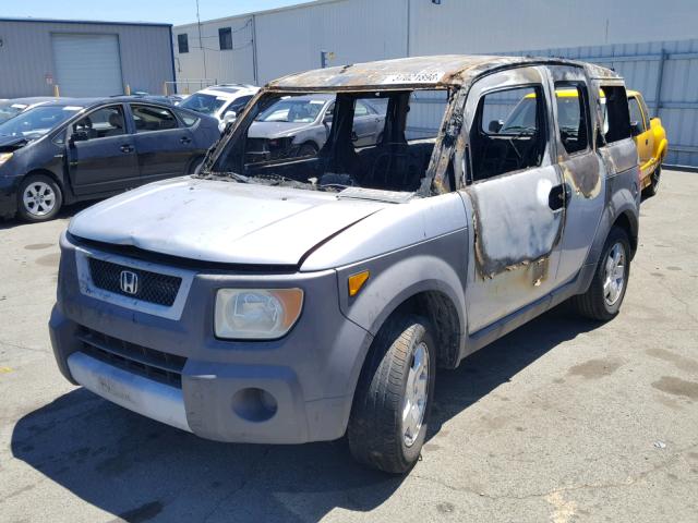 5J6YH18533L011458 - 2003 HONDA ELEMENT EX SILVER photo 2