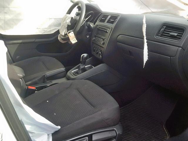 3VW2K7AJ3FM286996 - 2015 VOLKSWAGEN JETTA BASE WHITE photo 5