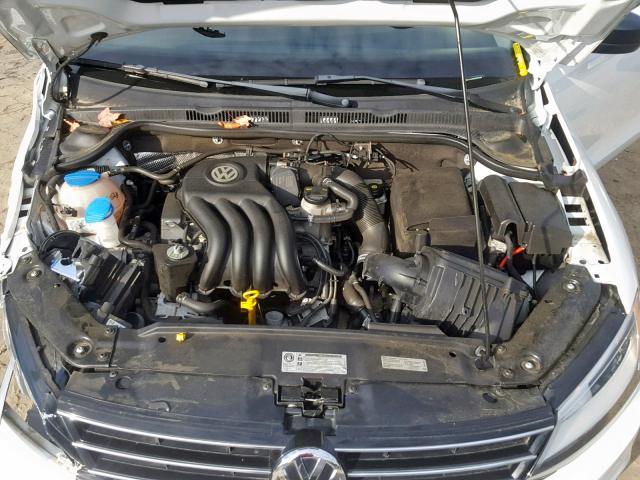 3VW2K7AJ3FM286996 - 2015 VOLKSWAGEN JETTA BASE WHITE photo 7