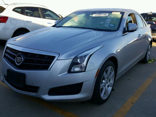 1G6AA5RA5D0138247 - 2013 CADILLAC ATS SILVER photo 2