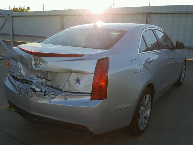 1G6AA5RA5D0138247 - 2013 CADILLAC ATS SILVER photo 4