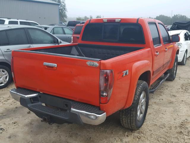 1GCJSDDE2A8108991 - 2010 CHEVROLET COLORADO L ORANGE photo 4