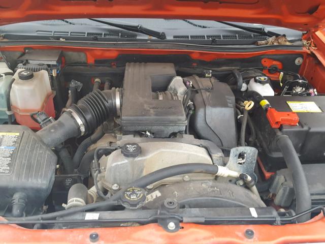 1GCJSDDE2A8108991 - 2010 CHEVROLET COLORADO L ORANGE photo 7