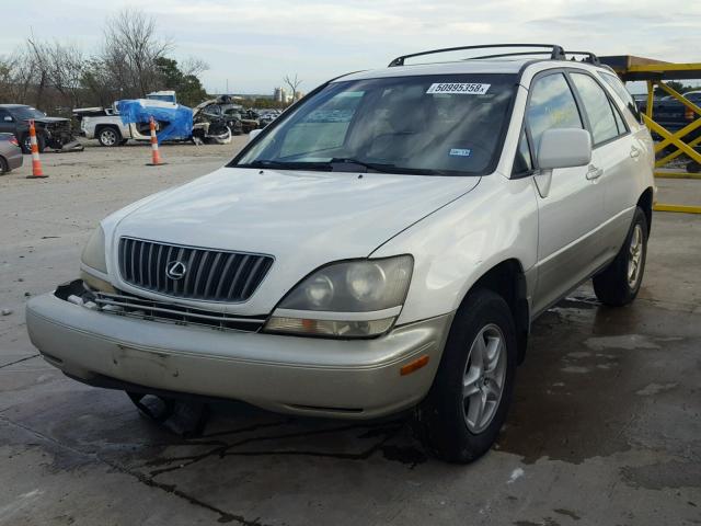 JT6GF10U4X0027970 - 1999 LEXUS RX 300 WHITE photo 2