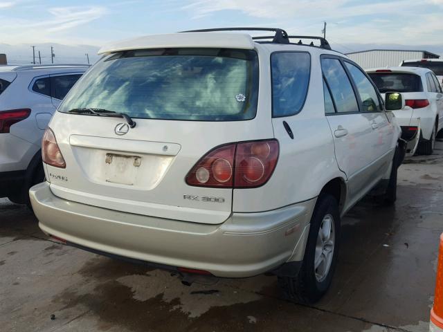 JT6GF10U4X0027970 - 1999 LEXUS RX 300 WHITE photo 4