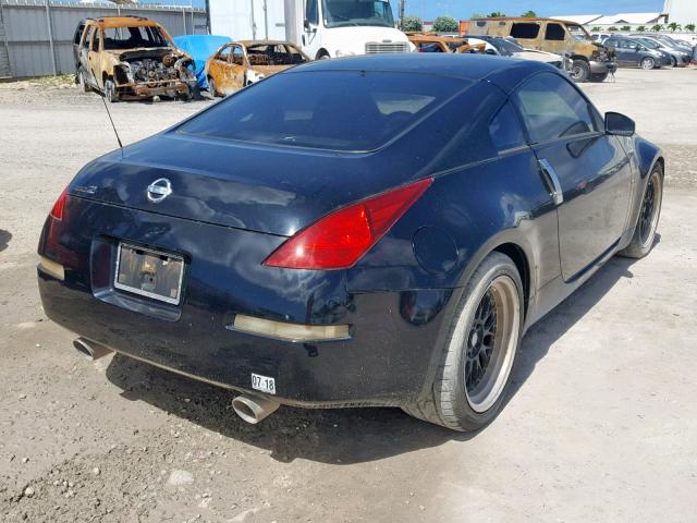 JN1AZ34D33T100768 - 2003 NISSAN 350Z COUPE BLACK photo 4