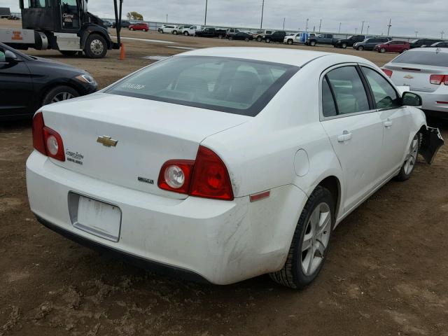 1G1ZA5E00A4101651 - 2010 CHEVROLET MALIBU LS 白色 照片 4