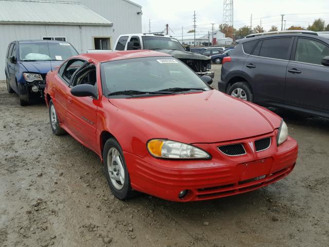 1G2NE52F82C175365 - 2002 PONTIAC GRAND AM S RED photo 1