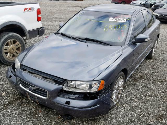 YV1RH592182693317 - 2008 VOLVO S60 2.5T GRAY photo 2