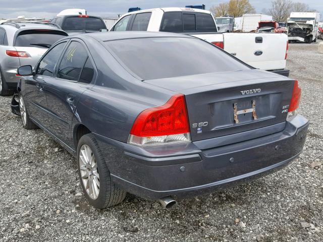 YV1RH592182693317 - 2008 VOLVO S60 2.5T GRAY photo 3