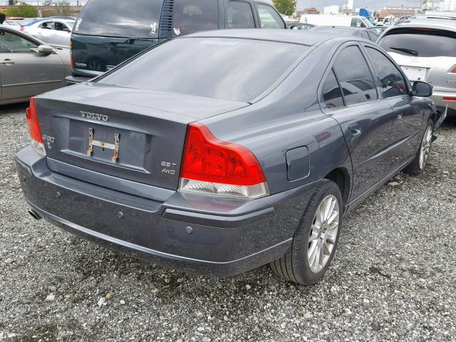 YV1RH592182693317 - 2008 VOLVO S60 2.5T GRAY photo 4