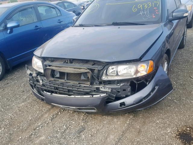 YV1RH592182693317 - 2008 VOLVO S60 2.5T GRAY photo 9