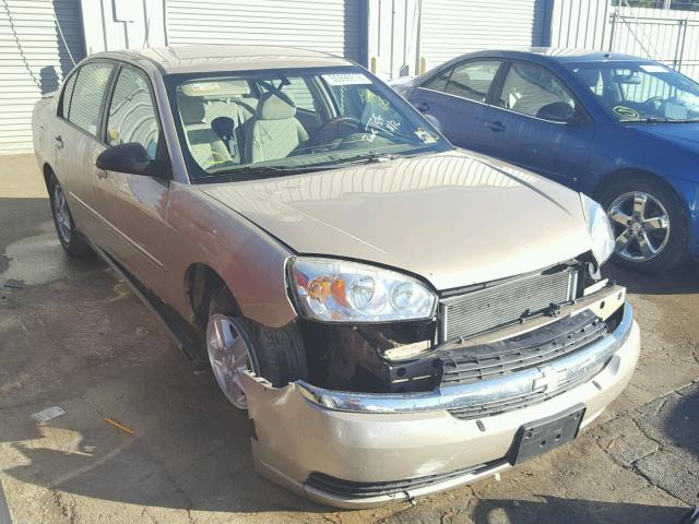 1G1ZT52855F253942 - 2005 CHEVROLET MALIBU LS 金色 照片 1