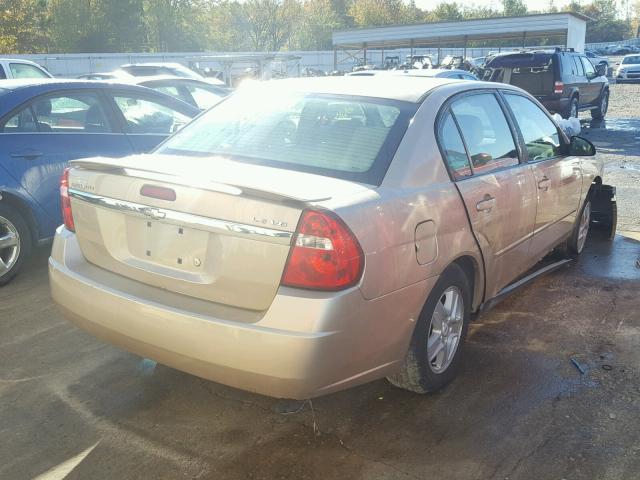 1G1ZT52855F253942 - 2005 CHEVROLET MALIBU LS 金色 照片 4