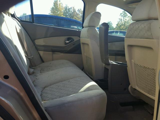 1G1ZT52855F253942 - 2005 CHEVROLET MALIBU LS 金色 照片 6
