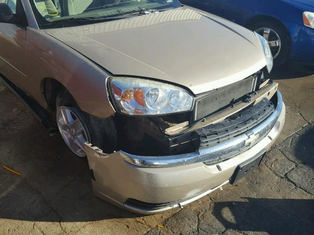 1G1ZT52855F253942 - 2005 CHEVROLET MALIBU LS 金色 照片 9