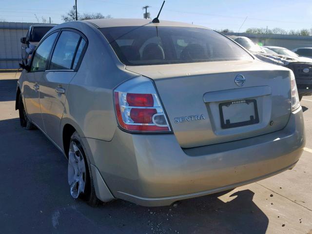 3N1AB61E48L611470 - 2008 NISSAN SENTRA 2.0 TAN photo 3