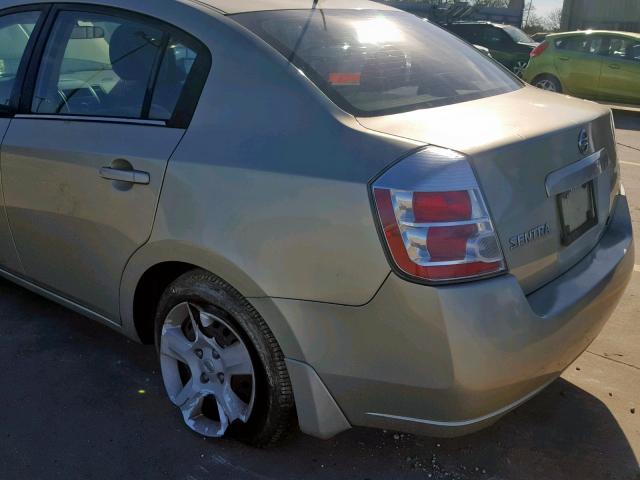 3N1AB61E48L611470 - 2008 NISSAN SENTRA 2.0 TAN photo 9