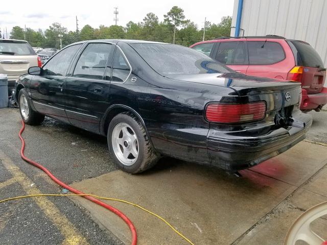 1G1BL52P6SR120223 - 1995 CHEVROLET IMPALA BLACK photo 3