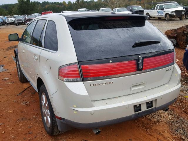 2LMDU68C27BJ29017 - 2007 LINCOLN MKX WHITE photo 3