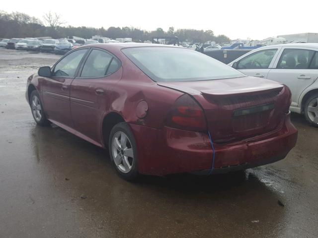 2G2WP552361170450 - 2006 PONTIAC GRAND PRIX Շագանակագույն լուսանկար 3