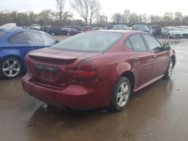 2G2WP552361170450 - 2006 PONTIAC GRAND PRIX Շագանակագույն լուսանկար 4