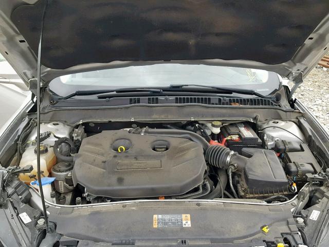 3FA6P0D96ER322332 - 2014 FORD FUSION TIT SILVER photo 7