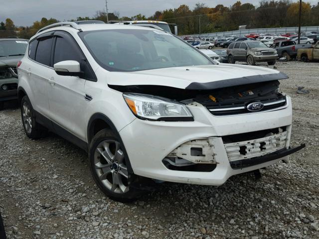 1FMCU0JX0EUD15647 - 2014 FORD ESCAPE TIT WHITE photo 1