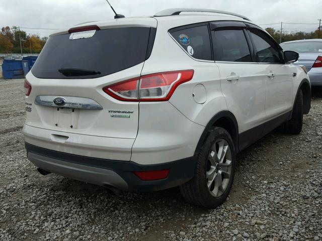 1FMCU0JX0EUD15647 - 2014 FORD ESCAPE TIT WHITE photo 4