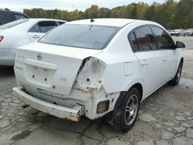 3N1AB61E87L672707 - 2007 NISSAN SENTRA 2.0 WHITE photo 4