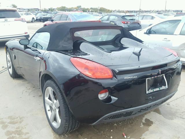 1G2MC35B68Y117782 - 2008 PONTIAC SOLSTICE BLACK photo 3