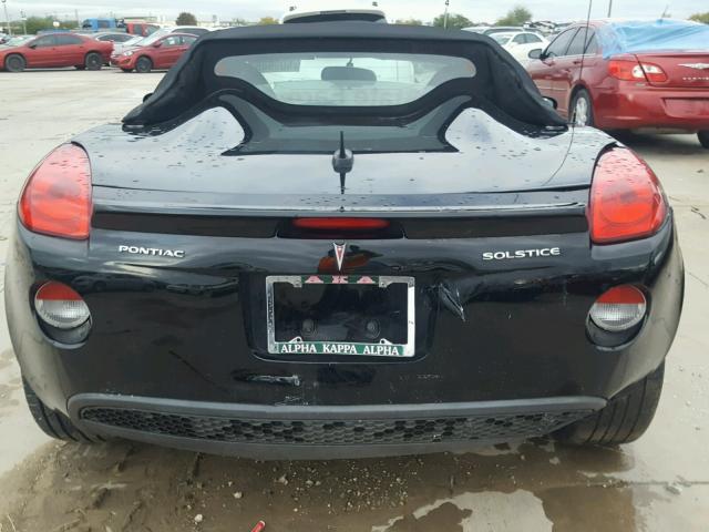 1G2MC35B68Y117782 - 2008 PONTIAC SOLSTICE BLACK photo 9