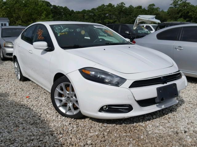 1C3CDFBA0DD335580 - 2013 DODGE DART SXT WHITE photo 1