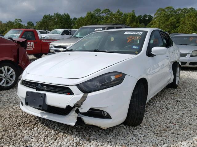 1C3CDFBA0DD335580 - 2013 DODGE DART SXT WHITE photo 2