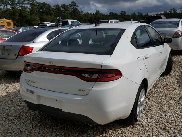 1C3CDFBA0DD335580 - 2013 DODGE DART SXT WHITE photo 4