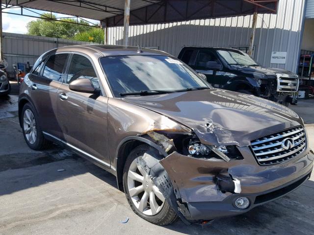 JNRAS08W73X203714 - 2003 INFINITI FX35 BROWN photo 1