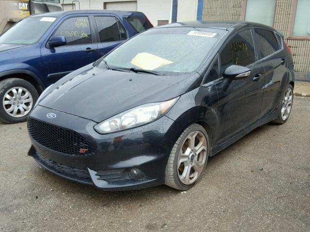 3FADP4GX5EM142412 - 2014 FORD FIESTA ST BLACK photo 2