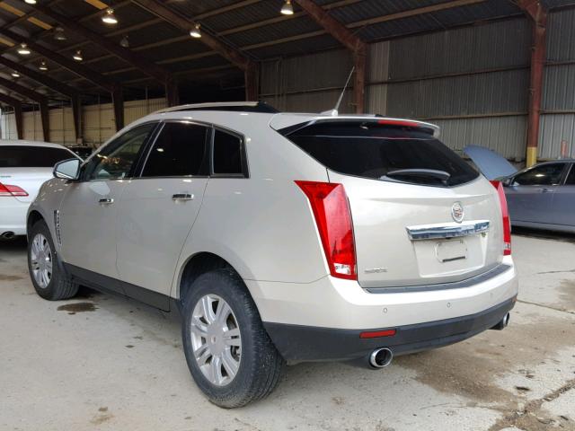 3GYFNBEY2AS639572 - 2010 CADILLAC SRX PERFOR BEIGE photo 3