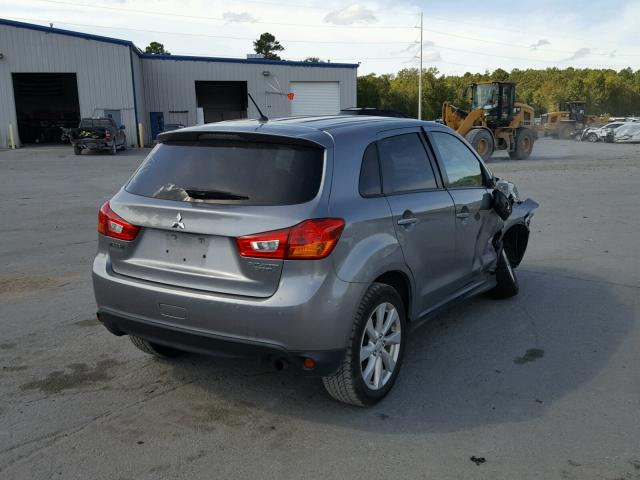 4A4AP3AU6EE012174 - 2014 MITSUBISHI OUTLANDER GRAY photo 4