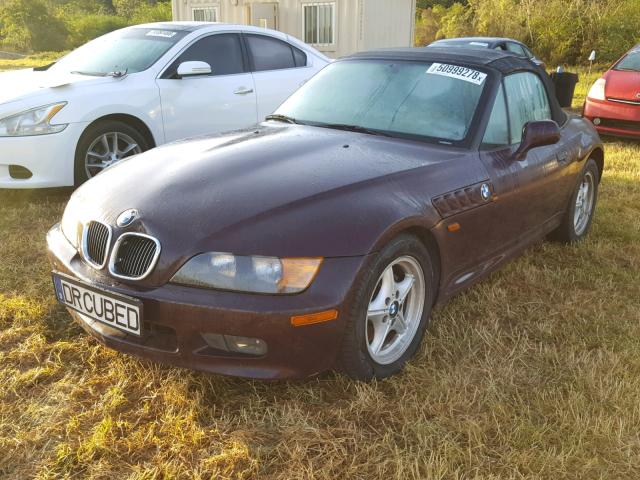 4USCH7327VLE01690 - 1997 BMW Z3 1.9 PURPLE photo 2