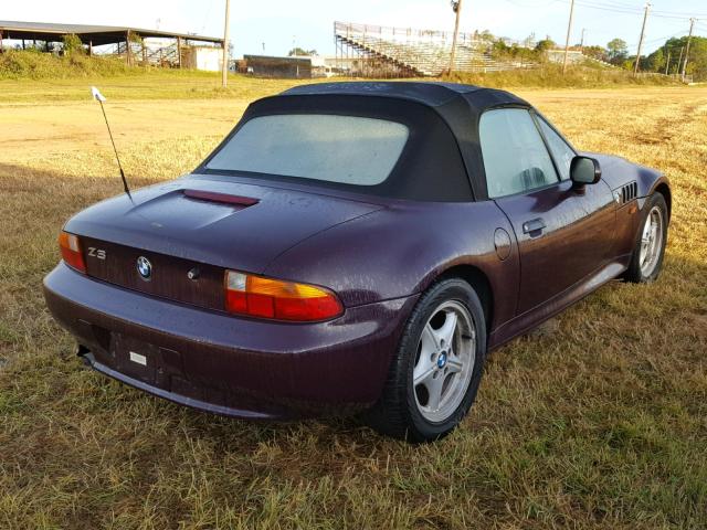 4USCH7327VLE01690 - 1997 BMW Z3 1.9 PURPLE photo 4