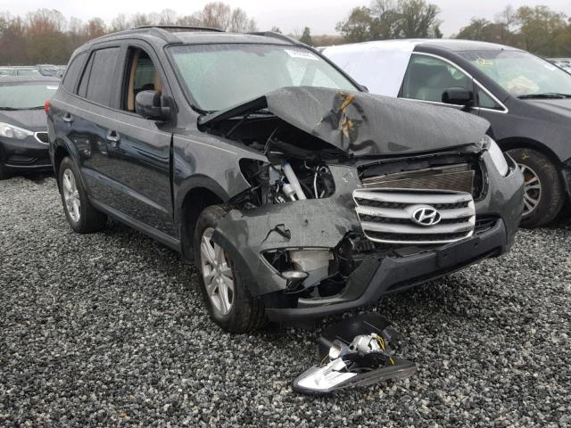 5XYZK4AG3CG148839 - 2012 HYUNDAI SANTA FE L GRAY photo 1