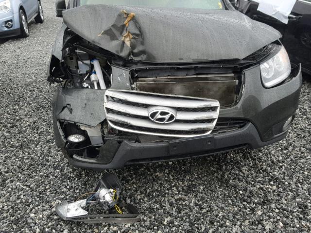 5XYZK4AG3CG148839 - 2012 HYUNDAI SANTA FE L GRAY photo 7