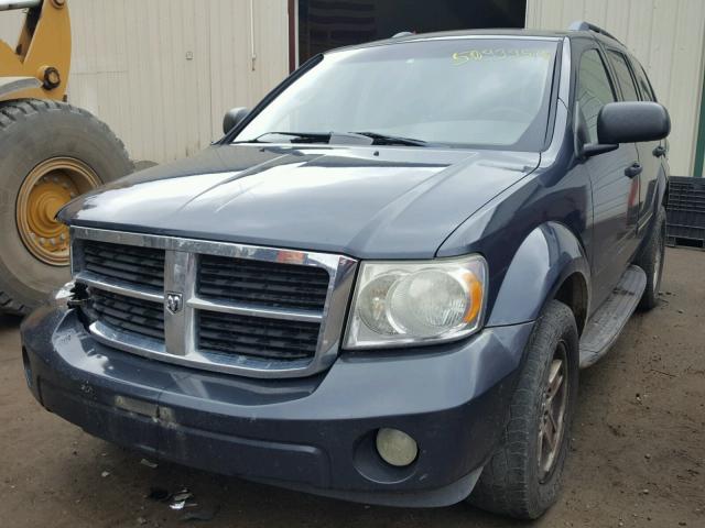 1D8HB48P07F564777 - 2007 DODGE DURANGO SL GRAY photo 2