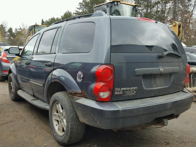 1D8HB48P07F564777 - 2007 DODGE DURANGO SL GRAY photo 3